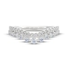 Thumbnail Image 3 of THE LEO Prisma Diamond Two-Row Contour Wedding Band 1/2 ct tw 14K White Gold