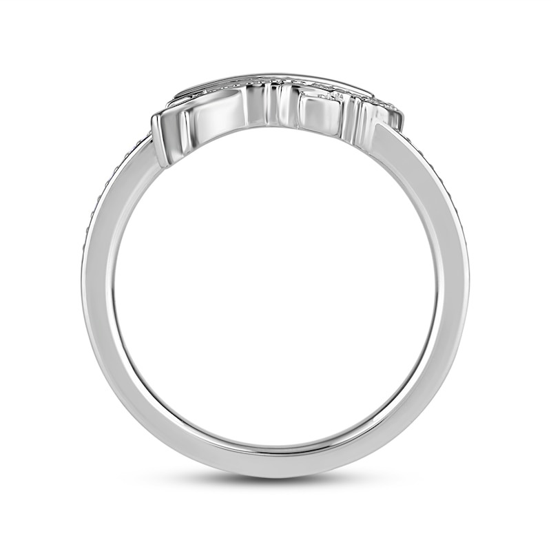 Main Image 4 of True Fans Buffalo Bills 1/15 ct tw Diamond Ring Sterling Silver