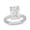 Thumbnail Image 1 of Neil Lane Artistry Emerald-Cut Lab-Grown Diamond Hidden Halo Engagement Ring 7 ct tw 14K White Gold