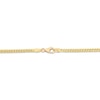 Thumbnail Image 3 of 2.5mm Curb Chain Bracelet Hollow 10K Yellow Gold 7.5"