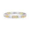 Thumbnail Image 1 of Men's Diamond Link Bracelet 1/4 ct tw Stainless Steel & Yellow Ion Plating 8.75"