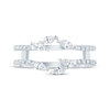 Thumbnail Image 3 of Now + Forever Lab-Grown Diamonds Marquise & Round-Cut Enhancer Ring 1/2 ct tw 14K White Gold