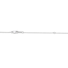 Thumbnail Image 4 of Cultured Pearl, Swiss Blue Topaz & White Lab-Created Sapphire Snowflake Necklace Sterling Silver 18"