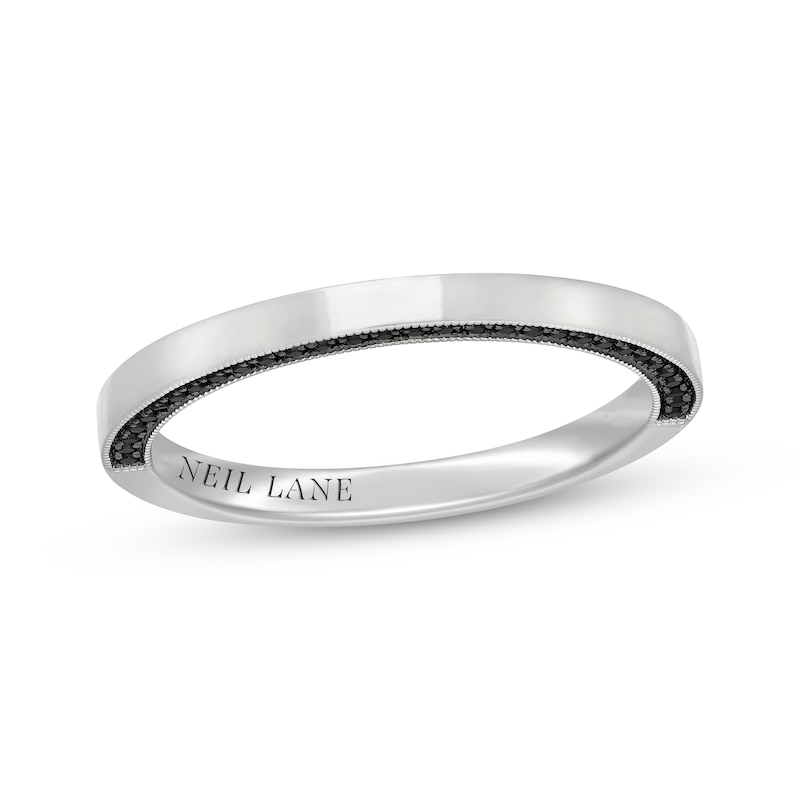Main Image 1 of Neil Lane Black Diamond Wedding Band 1/5 ct tw 14K White Gold