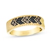 Thumbnail Image 1 of Le Vian Men's Diamond Chevron Ring 1/3 ct tw 14K Honey Gold
