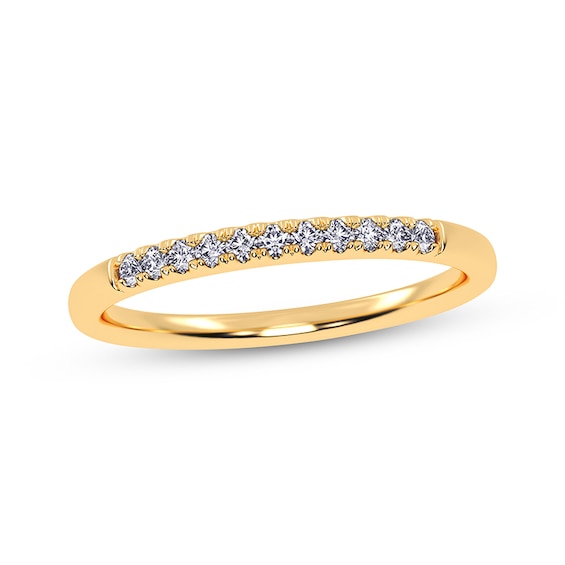 Now + Forever Diamond Anniversary Ring 1/10 ct tw 10K Yellow Gold