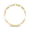 Thumbnail Image 4 of Now + Forever Diamond Two-Row Twist Anniversary Ring 1/4 ct tw 10K Yellow Gold