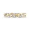 Thumbnail Image 5 of Now + Forever Diamond Two-Row Twist Anniversary Ring 1/4 ct tw 10K Yellow Gold