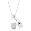Thumbnail Image 1 of Disney Treasures Alice in Wonderland Diamond Potion Bottle Necklace 1/10 ct tw Sterling Silver 17"