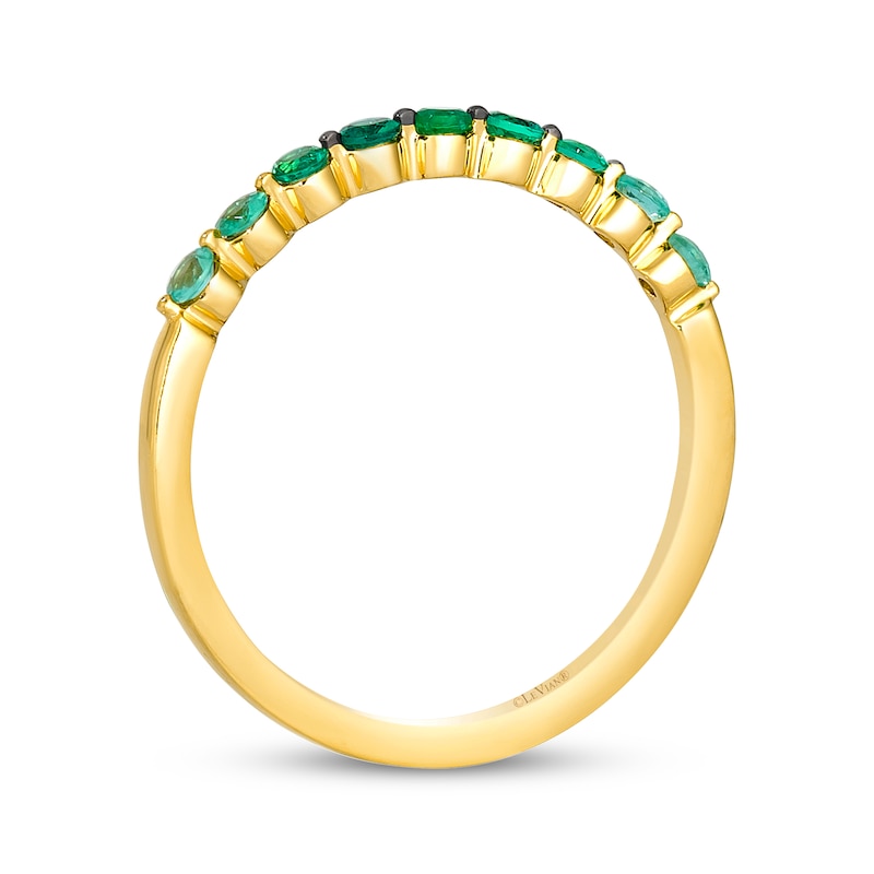 Main Image 3 of Le Vian Emerald Ombré Ring 14K Honey Gold
