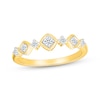 Thumbnail Image 1 of KAY Lab-Grown Diamonds Geometric Frame Ring 1/5 ct tw 10K Yellow Gold