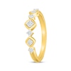 Thumbnail Image 2 of KAY Lab-Grown Diamonds Geometric Frame Ring 1/5 ct tw 10K Yellow Gold