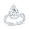 Thumbnail Image 1 of Now + Forever Lab-Grown Diamonds Pear-Shaped Engagement Ring 3-1/2 ct tw 14K White Gold