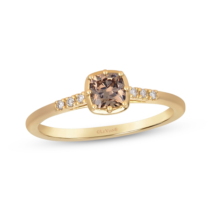 Main Image 1 of Le Vian Antique Cushion-Cut Diamond Ring 1/2 ct tw 14K Honey Gold