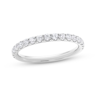 Now + Forever Lab-Grown Diamonds Wedding Band 1/2 ct tw 14K White Gold