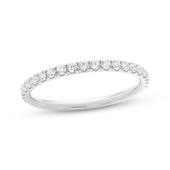 Now + Forever Lab-Grown Diamonds Wedding Band 1/4 ct tw 14K White Gold