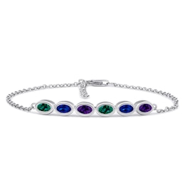 Birthstone Family & Mother's Bracelet (6 Stones)