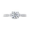 THE LEO Ideal Cut Diamond Engagement Ring 1-1/5 ct tw 14K White Gold