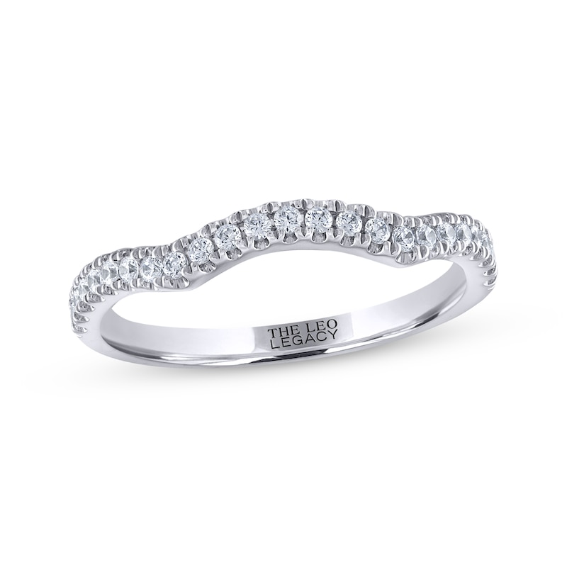 THE LEO Legacy Lab-Created Diamond Wedding Band 1/4 ct tw 14K White Gold