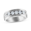 Thumbnail Image 1 of Every Moment Men's Diamond Wedding Band 1 ct tw 14K White Gold