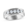 Thumbnail Image 0 of Every Moment Men's Diamond Wedding Band 1 ct tw 14K White Gold