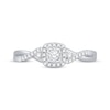 Thumbnail Image 3 of Now + Forever Diamond Halo Engagement Ring 1/4 ct tw 10K White Gold