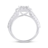Thumbnail Image 2 of Lab-Created Diamonds by KAY Princess-Cut Quad Engagement Ring 3 ct tw 14K White Gold
