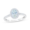 THE LEO First Light Diamond Oval-Cut Engagement Ring 1-1/4 ct tw 14K White Gold