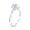 THE LEO First Light Diamond Oval-Cut Engagement Ring 1-1/4 ct tw 14K White Gold