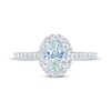 THE LEO First Light Diamond Oval-Cut Engagement Ring 1-1/4 ct tw 14K White Gold