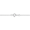 Thumbnail Image 4 of Pear-Shaped Blue Lab-Created Sapphire & White Lab-Created Sapphire Necklace Sterling Silver 18&quot;