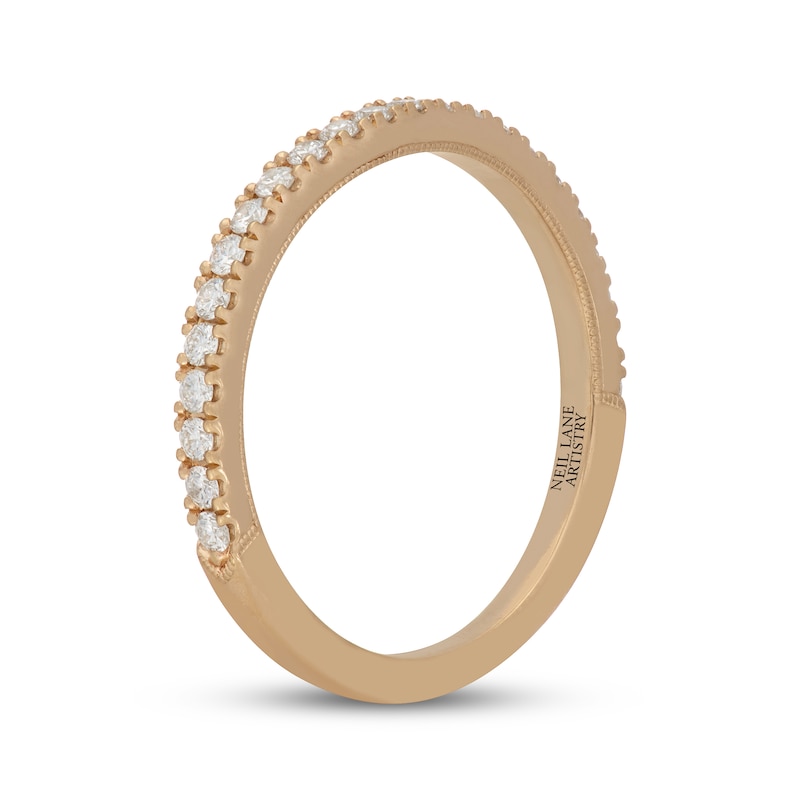 Main Image 8 of Neil Lane Artistry Lab-Grown Diamond Wedding Band 1/3 ct tw 14K Yellow Gold