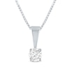 Thumbnail Image 2 of Diamond Solitaire Gift Set 1/2 ct tw 10K White Gold 18&quot; (J/I3)