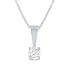 Thumbnail Image 1 of Diamond Solitaire Gift Set 1/2 ct tw 10K White Gold 18" (J/I3)