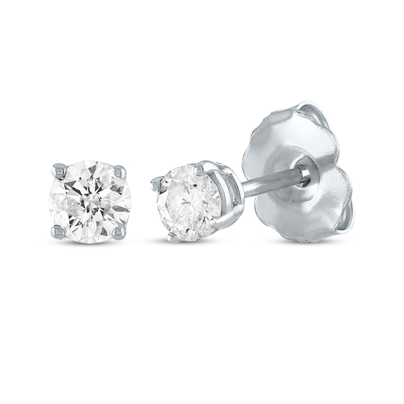 Main Image 4 of Diamond Solitaire Gift Set 1/2 ct tw 10K White Gold 18&quot; (J/I3)