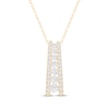 Thumbnail Image 1 of Diamond Ladder Necklace 1 ct tw 10K Yellow Gold 18&quot;