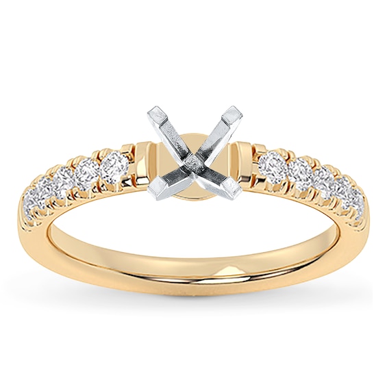 Now + Forever Lab-Grown Diamonds Engagement Ring Setting 1/4 ct tw 14K Gold