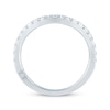 Thumbnail Image 3 of Monique Lhuillier Bliss Lab-Grown Diamond Contour Anniversary Ring 1/2 ct tw 18K White Gold