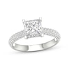 Thumbnail Image 1 of Now + Forever Lab-Grown Diamonds Princess-Cut Engagement Ring 2-1/2 ct tw 14K White Gold