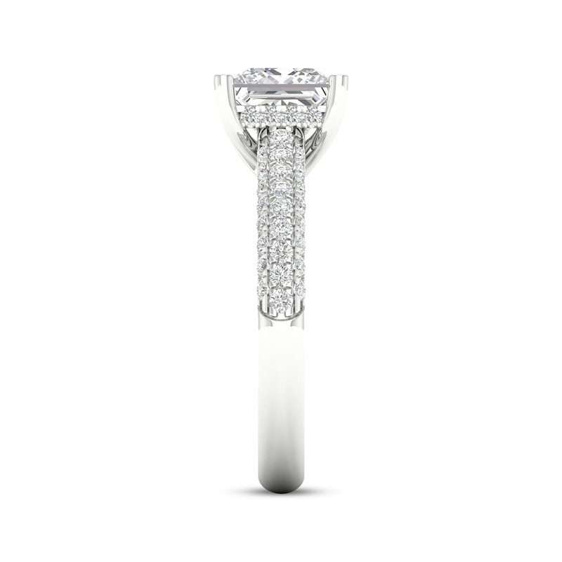 Main Image 3 of Now + Forever Lab-Grown Diamonds Princess-Cut Engagement Ring 2-1/2 ct tw 14K White Gold