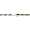 Thumbnail Image 3 of Men's Black Diamond Tennis Bracelet 5 ct tw 10K Yellow Gold 8.5"