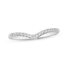 Thumbnail Image 0 of Diamond Contour Ring 1/10 ct tw 10K White Gold