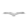 Thumbnail Image 3 of Diamond Contour Ring 1/10 ct tw 10K White Gold