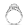 Thumbnail Image 2 of Multi-Diamond Pear Halo Engagement Ring 2 ct tw 10K White Gold