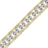 Thumbnail Image 2 of Linked Always Men's Diamond Chain Link Bracelet 2-1/4 ct tw 10K Yellow Gold 8.5"