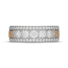 Thumbnail Image 2 of Men's Neil Lane Artistry Lab-Created Diamond Wedding Band 1-1/2 ct tw 14K Two-Tone Gold