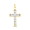 Thumbnail Image 1 of KAY Lab-Grown Diamonds Cross Charm 2 ct tw 10K Yellow Gold