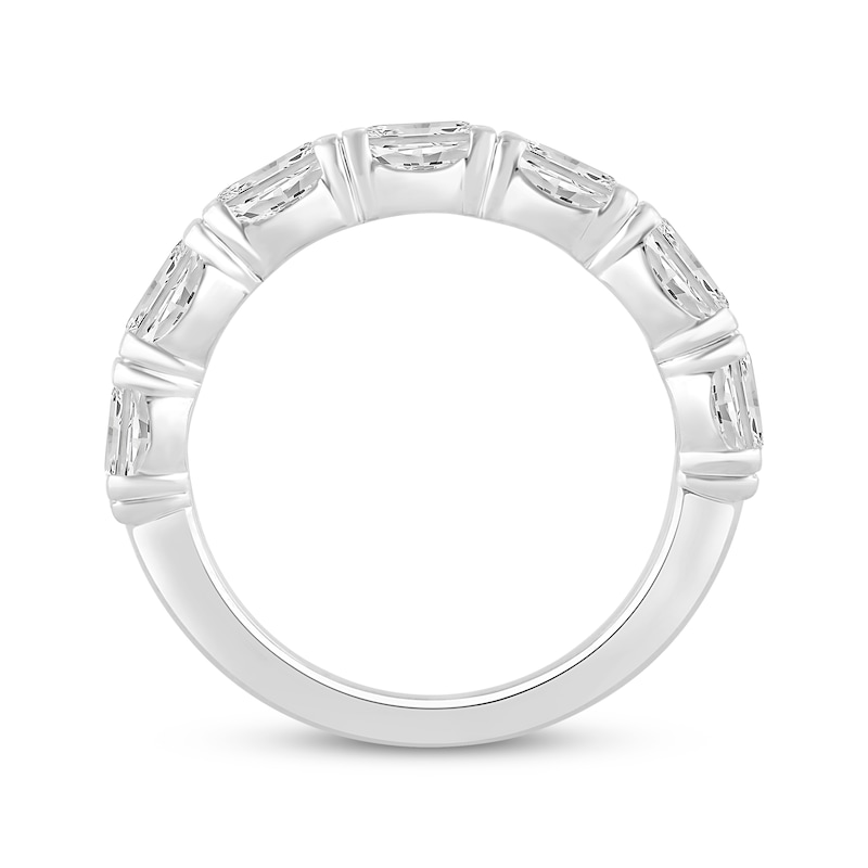 Main Image 3 of Now + Forever Lab-Grown Diamonds Oval-Cut Anniversary Ring 2 ct tw 14K White Gold