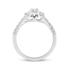 Thumbnail Image 3 of Memories Moments Magic Emerald-Cut Diamond Three-Stone Engagement Ring 1 ct tw 14K White Gold
