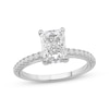 Thumbnail Image 1 of Now + Forever Lab-Grown Diamonds Radiant-Cut Engagement Ring 1-7/8 ct tw 14K White Gold
